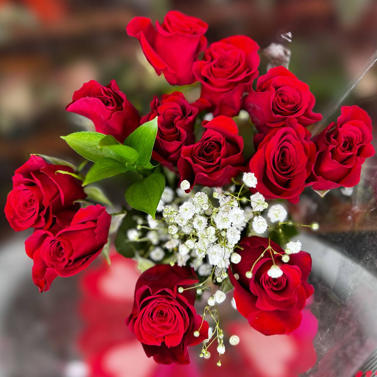 Exquisite Red Roses Floral Arrangement - Same Day Delivery - Flower delivery near you - Bonita Springs Florida